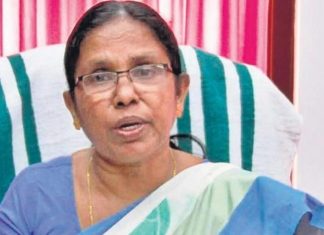 Minister KK Shailaja