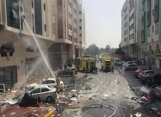 Abu dhabi Gas leak