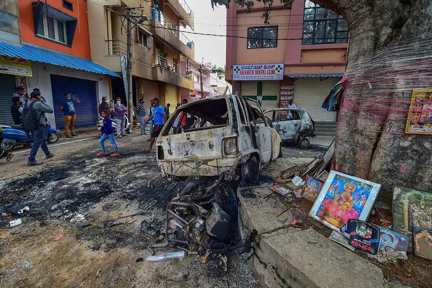 Malabar News_ bangalore riot _2020 Aug 16 bangalore riot _2020 Aug 16