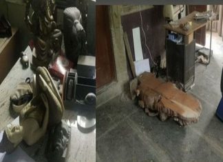 രണ്ട് കോടിയുടെ വിഗ്രഹത്തിൽ ആകെ 14 ഗ്രാം സ്വർണം; ഉടമകളുടെ മൊഴി വ്യാജമെന്ന് പോലീസ് chengannur idol robbery