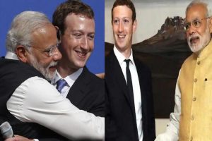 Narendra Modi_Mark Zuckerberg