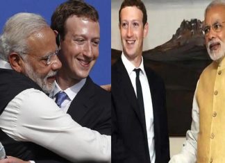 Narendra Modi_Mark Zuckerberg