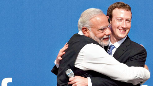 PM Modi and Zuckerberg _ Malabar News