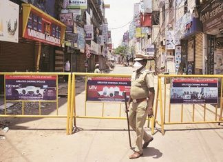 കർണാടകയിൽ 14 ദിന ലോക്ക്ഡൗൺ; അതിർത്തിയിൽ കർശന പരിശോധന; യാത്രാ തടസം Malabarnews_lockdown in tamilnadu