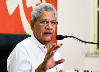 Sitaram Yechuri-akg centre attack