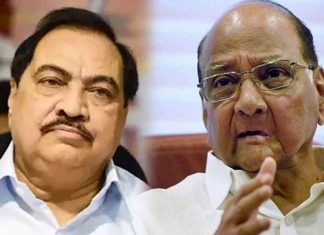 ബിജെപി നേതാവ് ഏക്നാഥ് ഖഡ്സെ വെള്ളിയാഴ്ച എൻസിപി അംഗത്വം സ്വീകരിക്കും; ജയന്ത് പാട്ടീൽ Eknath-Khadse_2020-Oct-21