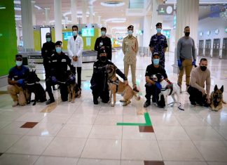 Malabarnews_police dogs for covid test