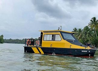 രാജ്യത്തെ ആദ്യ വാട്ടര് ടാക്സി ആലപ്പുഴയില്; ഉല്ഘാടനം നാളെ kerala image_malabar news