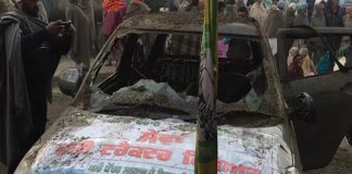 പ്രതിഷേധകർക്ക് സഹായവുമായി എത്തിയ പഞ്ചാബ് സ്വദേശി കാറിന് തീ പിടിച്ച് മരിച്ചു A Punjab native who came to the aid of protesters caught fire in his car and died