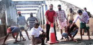 മൂരാട് പാലത്തിലെ ഗതാഗത കുരുക്ക്; പരിഹാരത്തിനായി ജനങ്ങൾ നേരിട്ടിറങ്ങി malabarnews-moorad