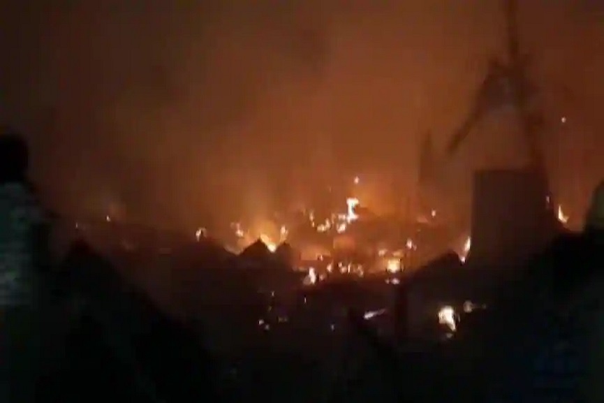 Fire breaks in kokkata_Malabar news Fire breaks in kokkata_Malabar news