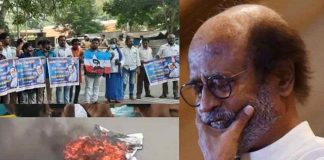 Protest-against-Rajinikanth