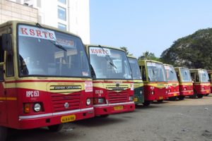 KSRTC demands reduction in ticket prices; Opposition to private bus owners