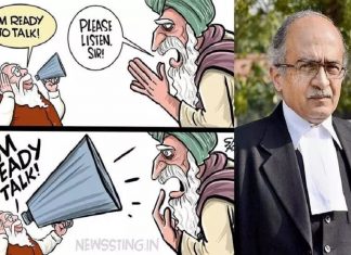 കര്ഷക സമരം; പ്രധാനമന്ത്രിയെ പരിഹസിച്ച് പ്രശാന്ത് ഭൂഷണ് prashant bushan tweet aganist modi