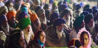 Farmers against center govt