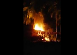 പഞ്ചായത്തിൽ ജയിച്ച ലീഗ് സ്ഥാനാർഥിയുടെ കടക്ക് തീയിട്ടു shop of the League candidate who won in the panchayat was set on fire