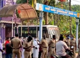 പള്ളിപ്രവേശനം പോലീസ് തടഞ്ഞു; പ്രതിഷേധവുമായി യാക്കോബായ സഭ malabarnews-jacobite