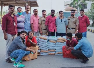 പാലക്കാട് വന് കഞ്ചാവ് വേട്ട; പിടികൂടിയത് രണ്ടുകോടി വിലവരുന്ന 125 കിലോ കഞ്ചാവ് ganga raid_malabar news