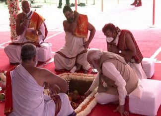 പുതിയ പാര്ലമെന്റ് മന്ദിരം; ഭൂമീ പൂജയും ശിലാസ്ഥാപന ചടങ്ങും ആരംഭിച്ചു Malabarnews_parliament