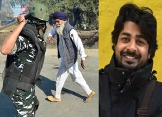 കര്ഷക സമരത്തിലെ പൊലീസ് അതിക്രമം പുറത്തെത്തിച്ച ഫോട്ടോഗ്രാഫര്ക്ക് നേരെ ആക്രമണം farmers ptotect_photographer_Malabar news