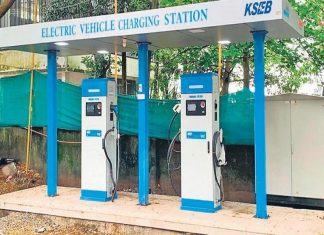 ഇലക്ട്രിക് വാഹനങ്ങള്ക്കായി പുതിയ ആറ് ചാര്ജിംഗ് സ്റ്റേഷനുകള് ആരംഭിച്ച് കെഎസ്ഇബി MalabarNews_charging stations