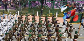 Bangladesh Army participates in the Republic Day Parade