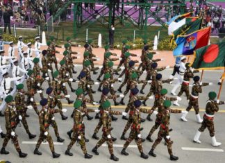 Bangladesh Army participates in the Republic Day Parade