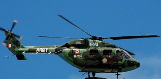 കശ്മീരിൽ സൈനിക ഹെലികോപ്ടർ തകർന്ന് വീണു; രണ്ട് പൈലറ്റുമാരുടെ നില ഗുരുതരം Army helecopter crashed