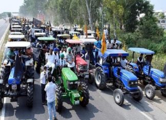 farmers protest