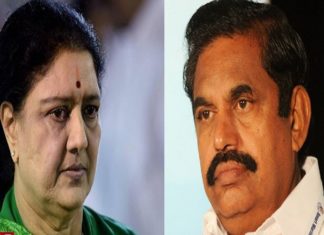 ശശികലയെ പാര്ട്ടിയിലേക്ക് തിരിച്ചെടുക്കില്ലെന്ന് 100% ഉറപ്പ്; എടപ്പാടി sasikala release
