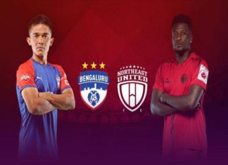 isl bengaluru-fc vs northeast-united-fc