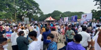 Protest chennai