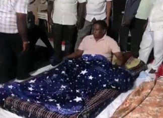 Puducherry Chief Minister Continues Sit-In Protest