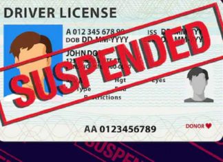 driving licence suspended