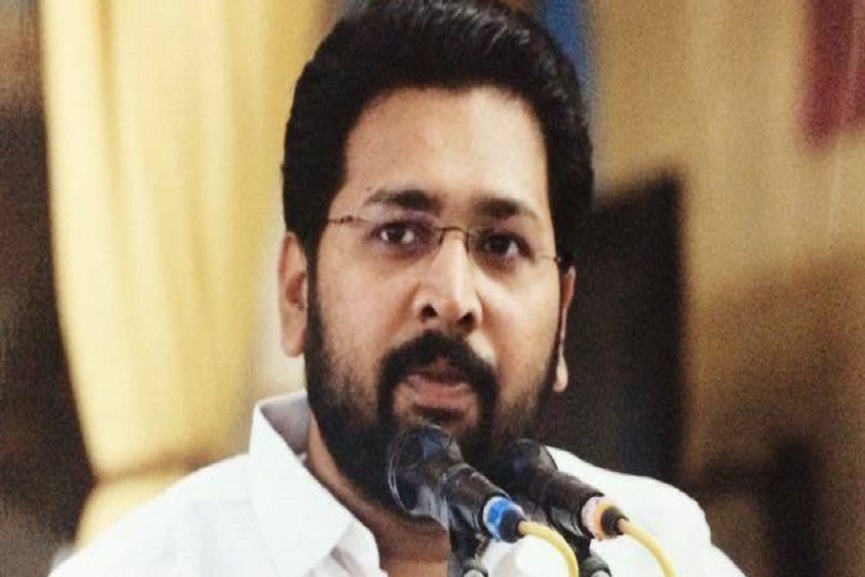 KS Sabarinathan KS Sabarinathan-protest