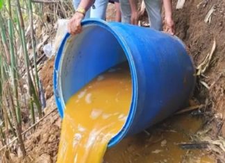 155 ലിറ്റര് വാഷും വാറ്റ് ഉപകരണങ്ങളും പിടികൂടി excise raid