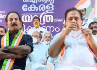 ചെന്നിത്തലയുടെ ഐശ്വര്യ കേരള യാത്ര; മേജർ രവി മുഖ്യാതിഥി