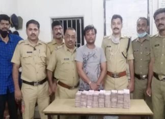 ഷൊർണൂർ റെയിൽവേ സ്റ്റേഷനിൽ കോടികളുടെ കുഴൽപ്പണ വേട്ട money launder