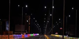 Lights in kundannoor flyover
