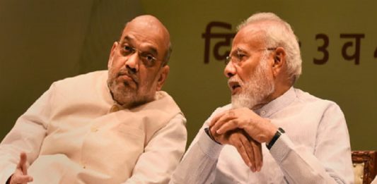 അമിത് ഷായും മോദിയും എത്തി, ഒരക്ഷരം സംസാരിച്ചില്ല; സഭ പിരിഞ്ഞു amit-shah-narendra-modi