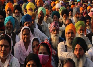 Farmers protest