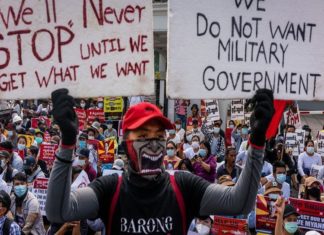 മ്യാൻമറിൽ പട്ടാള ഭീകരത തുടരുന്നു; സംസ്കാര ചടങ്ങിന് നേരെയും വെടിവെപ്പ്