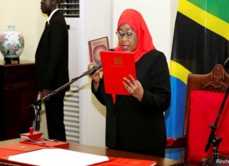 ടാന്സാനിയന് പ്രസിഡണ്ടായി സാമിയ ചുമതലയേറ്റു; പദവിയിലെത്തുന്ന ആദ്യ വനിത samia suluhu