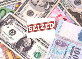 foreign currency seized