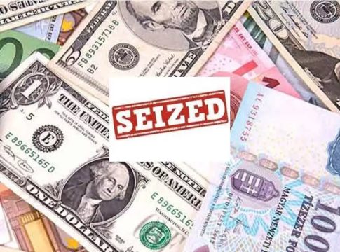 foreign currency seized