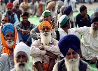 farmers protest