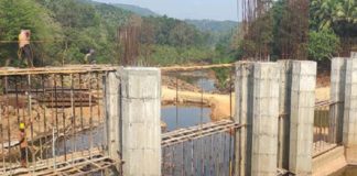 കയ്യൂർ-ചീമേനിയുടെ ദാഹമകലും; കാക്കടവിൽ സ്ഥിരം തടയണ പൂർത്തിയാകുന്നു