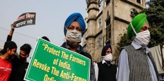 farmers protest