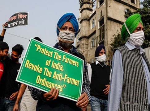 farmers protest