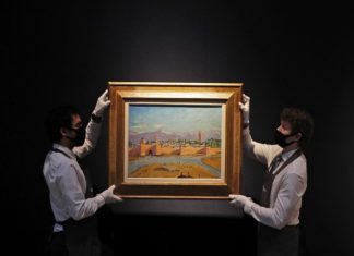 വിൻസ്റ്റൺ ചർച്ചിലിന്റെ അപൂർവ പെയിന്റിങ്; ലേലത്തിൽ വിറ്റത് 85 കോടി രൂപക്ക് Rare painting by Winston Churchill; It was sold at auction for Rs 85 crore